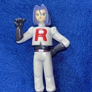 Pokemon JAMES Team Rocket 1998 Tomy Auldey 6" PVC Action Figure